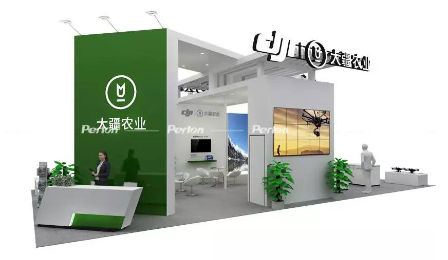 大疆植保展展台设计搭建