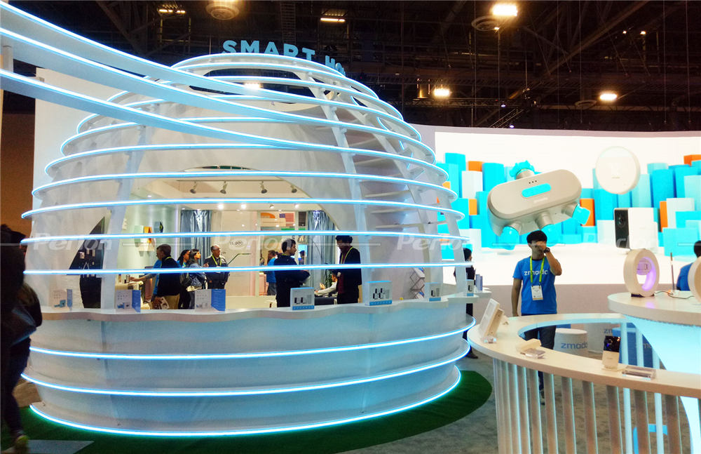 智美达美国展会搭建