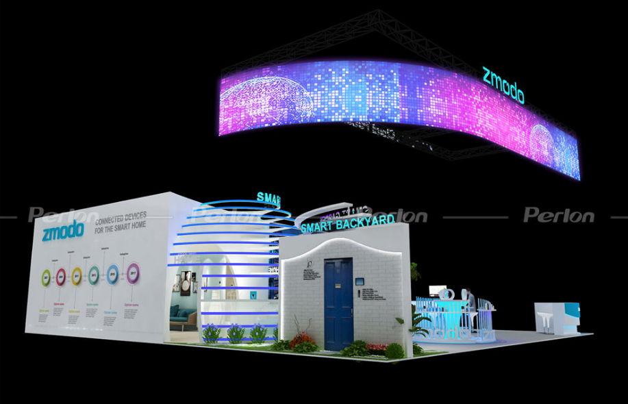 智美达美国展会搭建