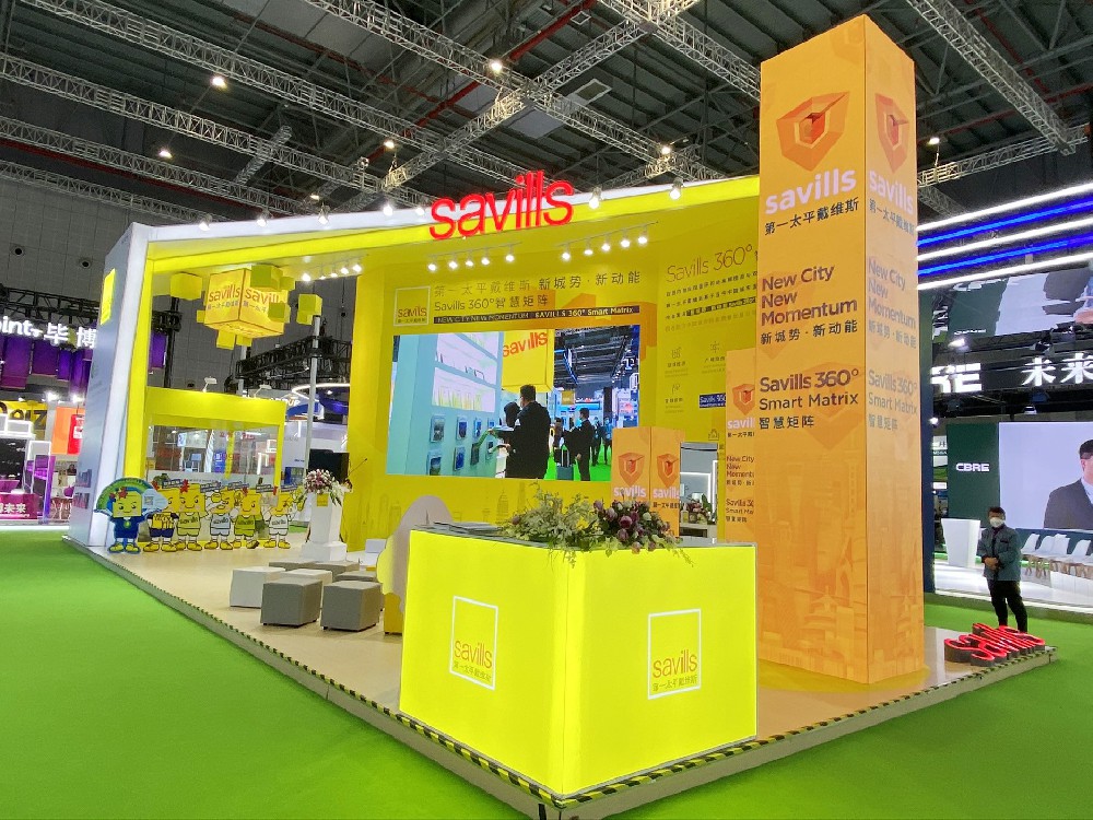 72㎡展台黄金法则：三区联动+动线设计